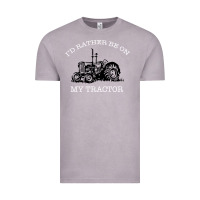 Vintage Zinc I'D Rather Be On My Tractor Vintage Tee - Bettercallsaul