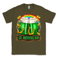 Army Green St. Patrick's Day beer Classic Tee - OliviaCreatesArt