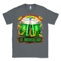 Charcoal Heather St. Patrick's Day beer Classic Tee - OliviaCreatesArt