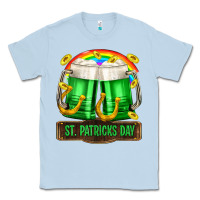 Dusty Blue St. Patrick's Day beer Classic Tee - OliviaCreatesArt