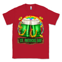 Red St. Patrick's Day beer Classic Tee - OliviaCreatesArt
