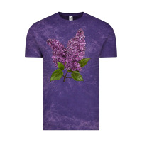 Cloud Purple Purple Lilac Flower Vintage Tee - LillyAllenDesigns