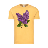 Vintage Mustard Purple Lilac Flower Vintage Tee - LillyAllenDesigns