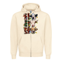 Sandshell Ho Ho Ho Cows Zipper Hoodie - RanaPortraitStore