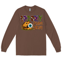 Chestnut spooky pumpkin Long Sleeve Tee - SublimationCraftShop