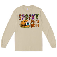 Mushroom spooky pumpkin Long Sleeve Tee - SublimationCraftShop