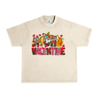 Sandshell Nacho Valentine Urban Heavy Tee - CowhideDigitalArt