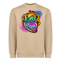 Mushroom love is love pride Heavyweight Sweatshirt - Jasminsmagicworld