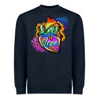 Navy love is love pride Heavyweight Sweatshirt - Jasminsmagicworld