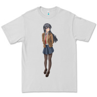 Dove Grey mai sakurajima Premium Tee - DesigneFamous