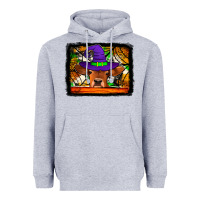 Heather Grey halloween heifer Heavyweight Hoodie - Jasminsmagicworld