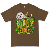 Cacao lucky dog St. Patrick's Premium Tee - FaDigitalArtStudio