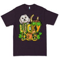 Plum lucky dog St. Patrick's Premium Tee - FaDigitalArtStudio