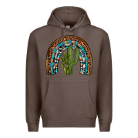 Coffee revize cactus gemstone rainbow Premium Hoodie - Artiststas