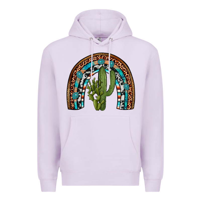 Revize Cactus Gemstone Rainbow Premium Hoodie by Artiststas | Teevron