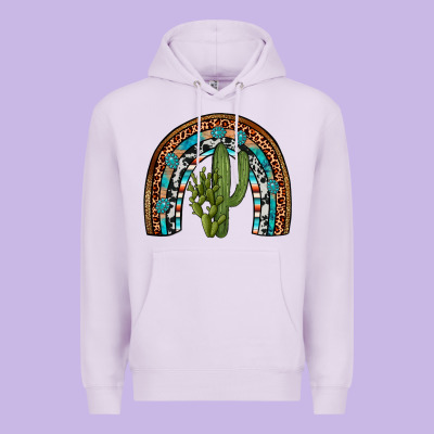 Revize Cactus Gemstone Rainbow Premium Hoodie Designed By Artiststas