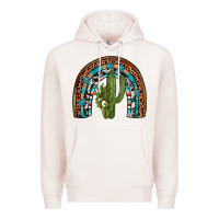Pale Pink revize cactus gemstone rainbow Premium Hoodie - Artiststas
