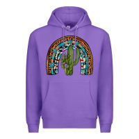 Purple revize cactus gemstone rainbow Premium Hoodie - Artiststas