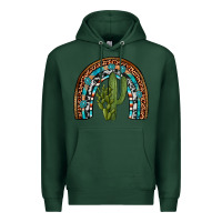 Sports Green revize cactus gemstone rainbow Premium Hoodie - Artiststas