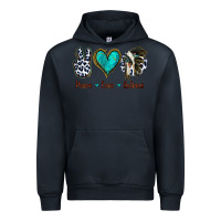 Navy Peace Love Indians Urban Hoodie - Jasminsmagicworld