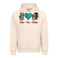 Sandshell Peace Love Indians Urban Hoodie - Jasminsmagicworld