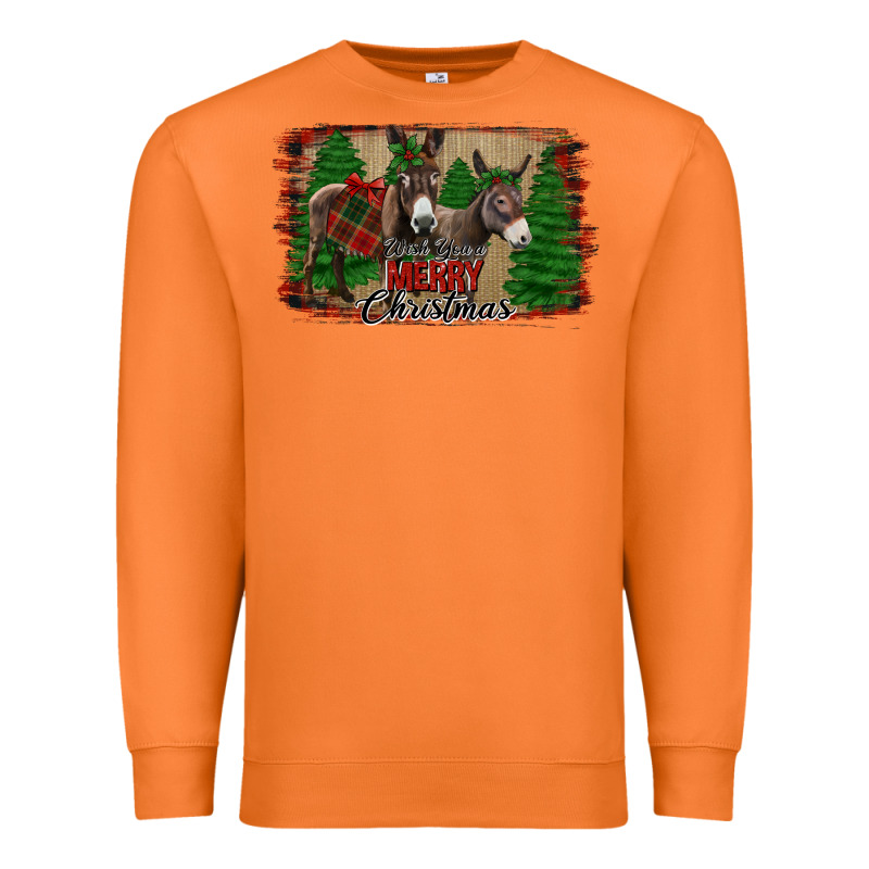Donkey Christmas Premium Sweatshirt by Jasminsmagicworld | Teevron