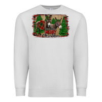 Dove Grey donkey christmas Premium Sweatshirt - Jasminsmagicworld