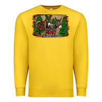 Lemon donkey christmas Premium Sweatshirt - Jasminsmagicworld