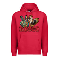 Cardinal Peace Love Rodeo Premium Hoodie - Jasminsmagicworld