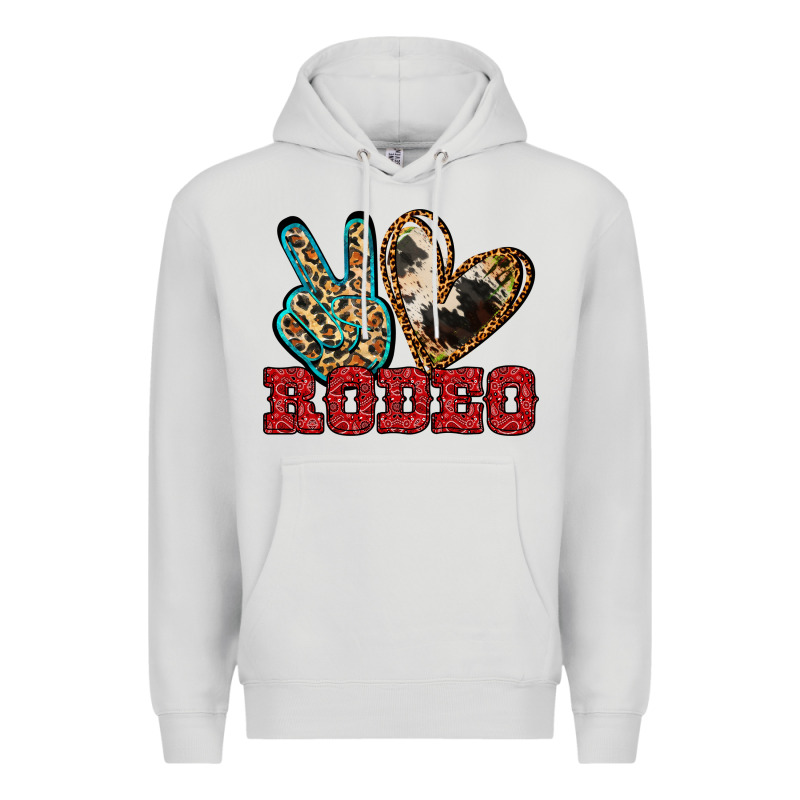 Peace Love Rodeo Premium Hoodie by Jasminsmagicworld | Teevron