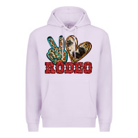 Lilac Peace Love Rodeo Premium Hoodie - Jasminsmagicworld