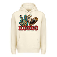 Sandshell Peace Love Rodeo Premium Hoodie - Jasminsmagicworld