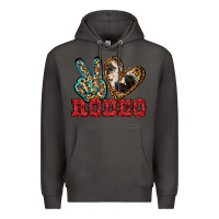 Smoke Peace Love Rodeo Premium Hoodie - Jasminsmagicworld