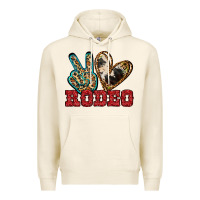 Tofu Peace Love Rodeo Premium Hoodie - Jasminsmagicworld