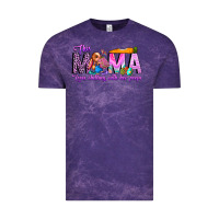 Cloud Purple This Mama is chilling with her Vintage Tee - CowhideDigitalArt