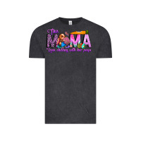 Vintage Black This Mama is chilling with her Vintage Tee - CowhideDigitalArt