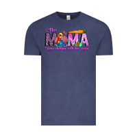 Vintage Denim This Mama is chilling with her Vintage Tee - CowhideDigitalArt