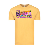 Vintage Mustard This Mama is chilling with her Vintage Tee - CowhideDigitalArt