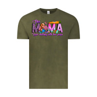 Vintage Olive This Mama is chilling with her Vintage Tee - CowhideDigitalArt