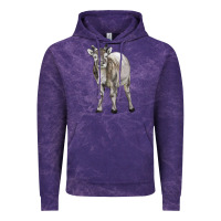 Cloud Purple reindeer fawn deer Vintage Hoodie - LillyAllenDesigns