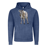 Vintage Denim reindeer fawn deer Vintage Hoodie - LillyAllenDesigns
