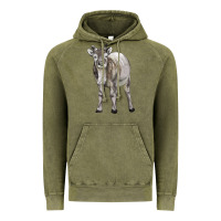 Vintage Olive reindeer fawn deer Vintage Hoodie - LillyAllenDesigns