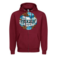 Burgundy It's Freezin' Season Zipper Hoodie - RanaPortraitStore