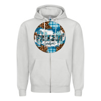 Dove Grey It's Freezin' Season Zipper Hoodie - RanaPortraitStore