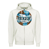 Oatmeal Heather It's Freezin' Season Zipper Hoodie - RanaPortraitStore