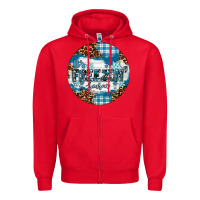 Red It's Freezin' Season Zipper Hoodie - RanaPortraitStore