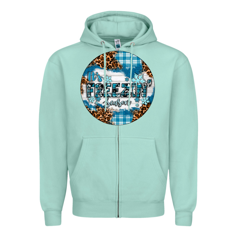 It's Freezin' Season Zipper Hoodie by RanaPortraitStore | Teevron