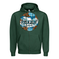 Sports Green It's Freezin' Season Zipper Hoodie - RanaPortraitStore