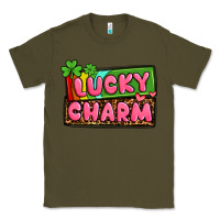Army Green St. Patrick's lucky charm Classic Tee - OliviaCreatesArt