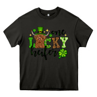Asphalt St. Patrick's Day One lucky Heifer Heavy Core Tee - OliviaCreatesArt